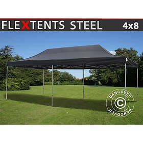 Dancover Snabbtält Depåtält Easy-up tält Eventtält Partytält FleXtents Steel 4x8