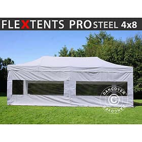 Dancover Snabbtält Depåtält Easy-up tält Eventtält Partytält FleXtents PRO Steel