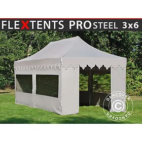 Dancover Snabbtält Depåtält Easy-up tält Eventtält Partytält FleXtents PRO Steel