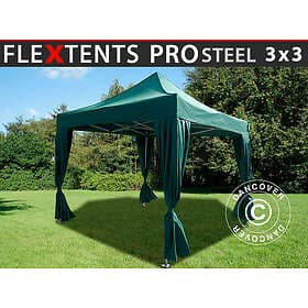 Dancover Snabbtält Depåtält Easy-up tält Eventtält Partytält FleXtents PRO Steel