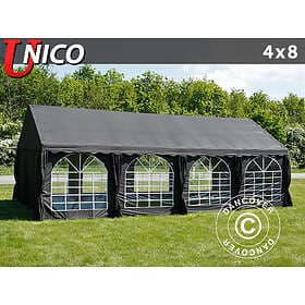 Dancover Partytält Festtält UNICO 4x8m, Svart