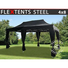 Dancover Snabbtält Depåtält Easy-up tält Eventtält Partytält FleXtents Steel 4x8