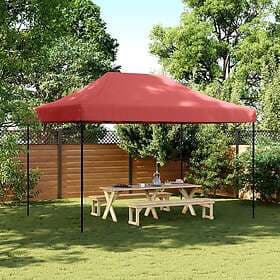 vidaXL Party Tent 4x2.8m (Burgundy)