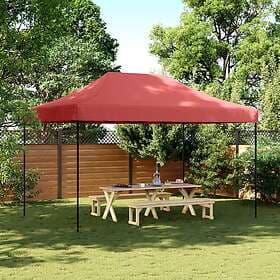 vidaXL Pop-Up Party Tent 440x292x315 cm burgundy 4004963