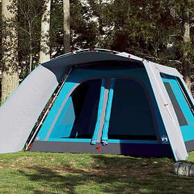 vidaXL Family Tent veranda 9 persons blue quick-dry 4004214