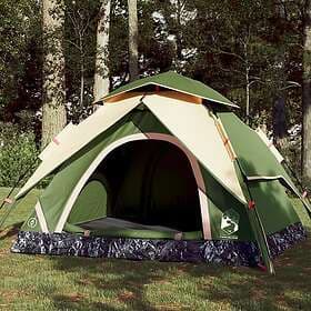 vidaXL Family Tent dome 3 person green