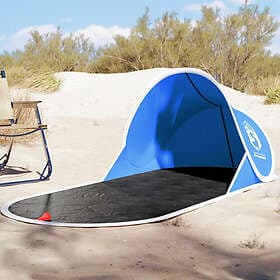 vidaXL Strandtält azurblå pop-up vattentät 4004155