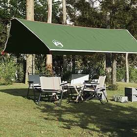 vidaXL Tarp grön 500x294 cm vattentät 94670