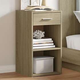 vidaXL Sängbord 2 st sonoma-ek 35x34x65 cm konstruerat trä 840581