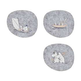 Muurla Moomin glasunderlägg 9,5x11 cm 4 delar Sailors