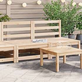 vidaXL Garden sofa without armrest 2-seat solid pine 837921