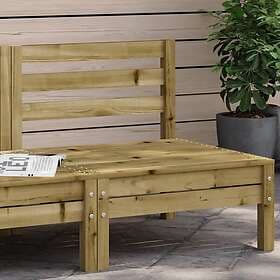 vidaXL Garden sofa without armrest solid pine 837997
