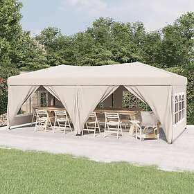 vidaXL Folding Party Tent with Sidewalls 3x6m