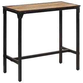 vidaXL Barbord 110x55x107 cm massivt grovt mangoträ 358938