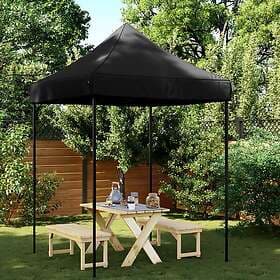 vidaXL Pop-Up hopfällbart partytält 200x200x306 cm svart 4004990