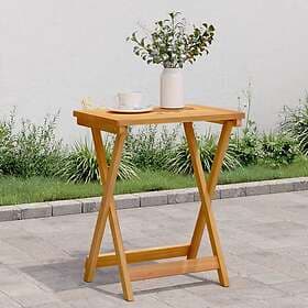 vidaXL Hopfällbart trädgårdsbord 50x36x60 cm massivt akaciaträ 364895
