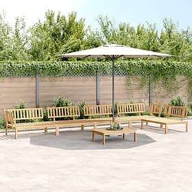 vidaXL Garden Sofa Set 6-piece Solid Acacia Wood 3209313