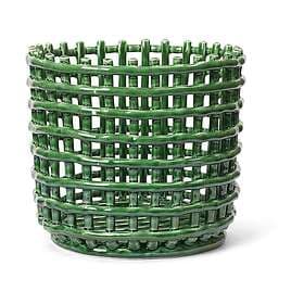 Ferm Living Ceramic basket Ø23.5cm