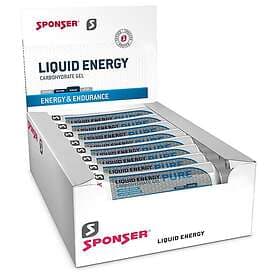 Sponser Sport Food Pure 70g Liquid Energy Gel Box 18 Units