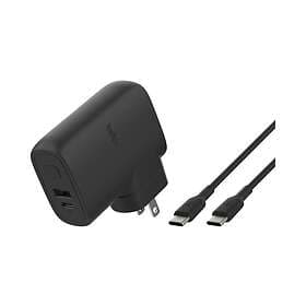 Belkin BoostCharge Hybrid Wall Charger 25W + Power Bank 5K + Travel Adapter Kit 