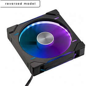 Phanteks D30 140mm PWM ARGB Reverse Fan Black 1-pack