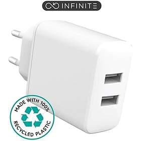 eSTUFF Infinite Wall Charger 2xUSB-A 24W