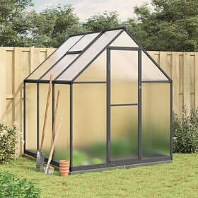vidaXL 4005833 Greenhouse 169x169x202 cm (Aluminium/Anthracite)