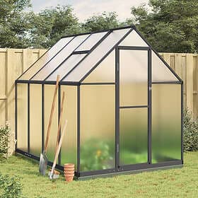 vidaXL Greenhouse 224x169x202 cm (Aluminium/Anthracite)