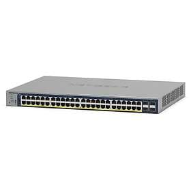 Netgear Gs752tpv3 48xge Poe+ 380w 4xge Sfp Smart Switch 380W
