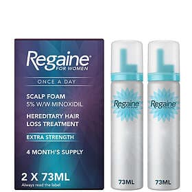 Regaine Women's Once A Day Hair Loss and Regrowth Scalp Foam Treatment with Mino