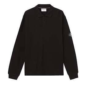 Calvin Klein Relaxed Long Sleeve Polo Shirt Herr