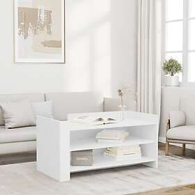 vidaXL Soffbord vit 100x50x50 cm konstruerat trä 848346
