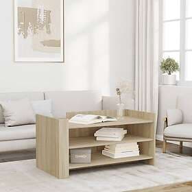 vidaXL Coffee Table Sonoma Oak 100x50x50 cm Engineered Wood 848348