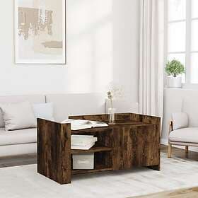 vidaXL Soffbord rökfärgad ek 100x50x50 cm konstruerat trä 848364