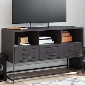 vidaXL TV-skåp svart 100,5x39x60,5 cm stål 846542