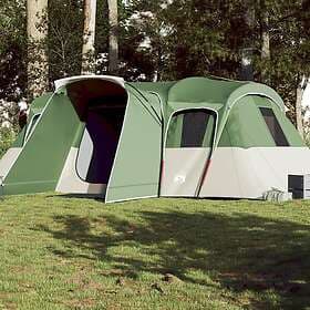 vidaXL Family Tent tunnel 16 persons green waterproof 94707