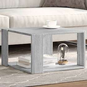 vidaXL Coffee Table Gray Sonoma 51.5x51.5x30 cm Engineered Wood 848141