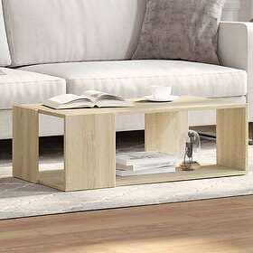vidaXL Coffee Table Sonoma Oak 89.5x48x30 cm Engineered Wood 848152
