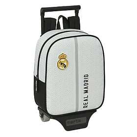 Övrigt Skolväska med hjul Real Madrid C.F. White Grey 22 x 27 x 10 cm