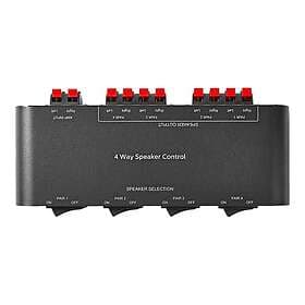 Nedis 4-Way Speaker Control Box audio switch 4 ports