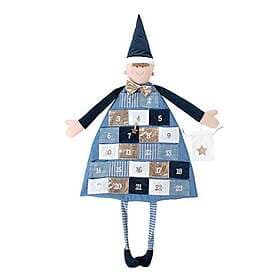 Rayher Hanging Advent Calendar, Royal Blue, 118 X 53 Cm