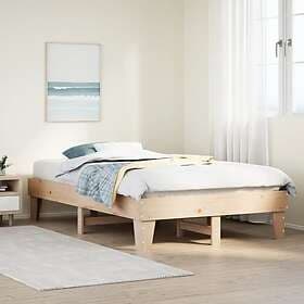 vidaXL Bed Frame 120x190 cm solid pine