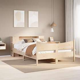 vidaXL Bed Frame 150x200 cm solid pine