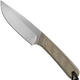 The James Brand Hell Gap OD Green Stainless Micarta Straight TJBKN107127-00