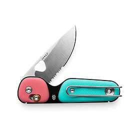 The James Brand Redstone Coral Turquoise PP Serrated TJBKN118161-01