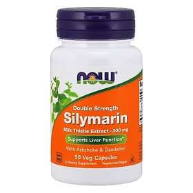 Now Foods Silymarin with Artichoke & Dandelion, 300mg 50 Vege Capsules