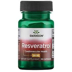 Swanson Resveratrol, 100mg 30 Capsules