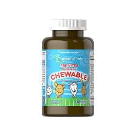 Puritan's Pride Pre-Vites Children's Multivitamin 100 Chewables