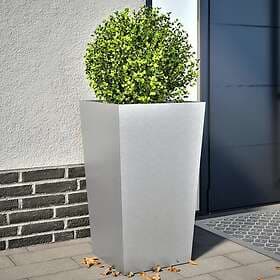vidaXL Plant Pot 2-pack 45x45x75 cm Galvanized Steel