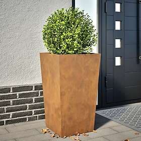 vidaXL Garden Pot 45x45x75 cm Rustproof Steel